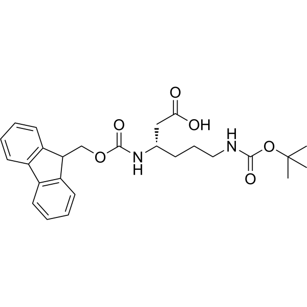 (S)-3-((((9H-Fluoren-9-yl)methoxy)carbonyl)amino)-6-((tert-butoxycarbonyl)amino)hexanoic acid 219967